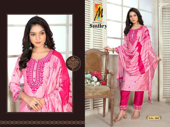 Master Smiley Fancy Designer Wear Wholesale Readymade Salwar Suits Catalog